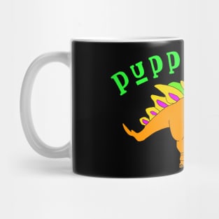 Puppy Stegosaurus Dinosaur Love Mug